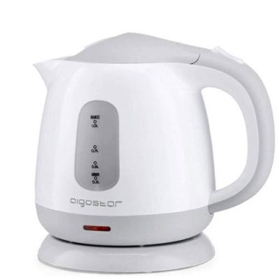 AIGOSTAR Juliet - bouilloire &eacute;lectrique compacte (1 litre) 0% bpa, 1100 w. Design exclusif.