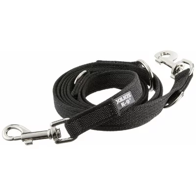 JULIUS K9 Julius K-9 Rubberized Training Leash 20 Mm Noir 220 cm
