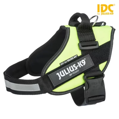 JULIUS K9  IDC Harnais pour chiens Taille 1 Vert n&eacute;on 16IDC-NE-1