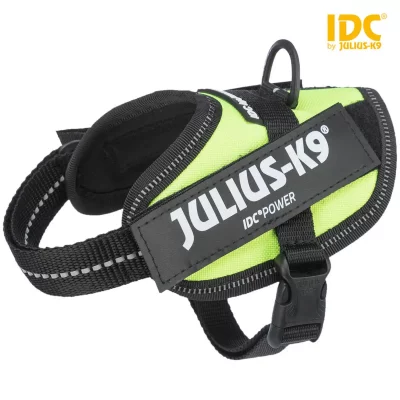 JULIUS K9  IDC Mini harnais pour chiens Vert n&eacute;on 16IDC-NE-M