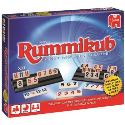 JUMBO  - 3819 - Jeu de soci&eacute;t&eacute; ""Original Rummikub XXL"" - Langue: allemande