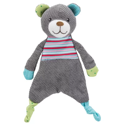 Junior jouet pour chien en tissu ours (28 cm) Une pi&egrave;ce