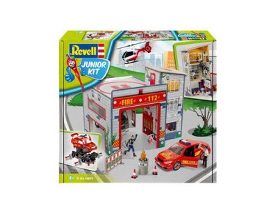 REVELL Junior Kit Playset "Caserne De Pompiers