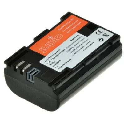 JUPIO  CCA0028 Batterie pour Canon LP-E6N 1700 mAh Noir