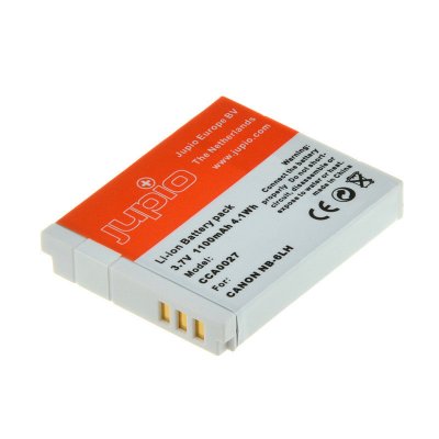JUPIO  NB-6LH Batterie 1100 mAh pour Appareil Photo Noir