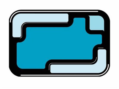 UBBINK JUPITER - bassin pr&eacute;form&eacute;, surface 0,94 m&sup2;, profondeur max 45 cm