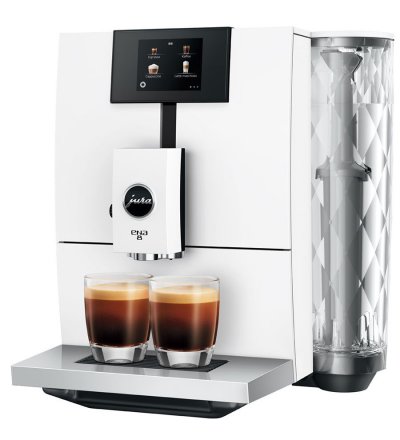 JURA  Ena 8 Full Nordic White Touch Screen Garantie 3 Ans