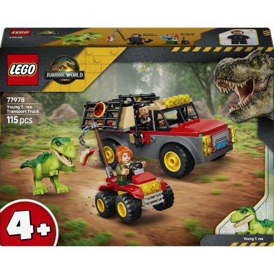Jurassic World 77978 - Camion de transport du jeune T-Rex