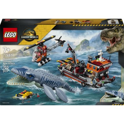 Jurassic World 77983 - L'attaque du bateau par le Mosasaure