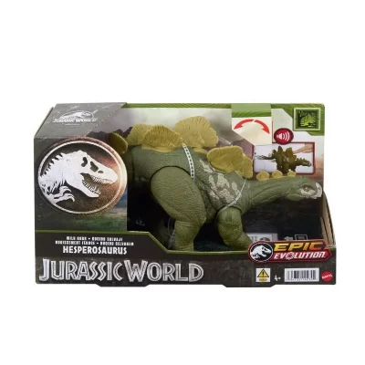 MATTEL Jurassic World Epic Evolution - Figurine Wild Roar Hesperosaurus