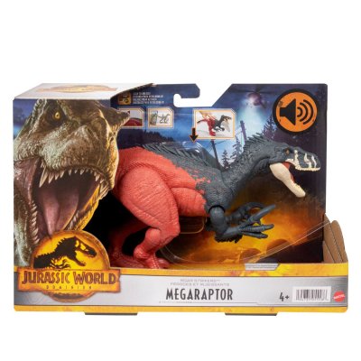 MATTEL JURASSIC WORLD - Megaraptor Sonore - Figurines d'action - 4 ans et +
