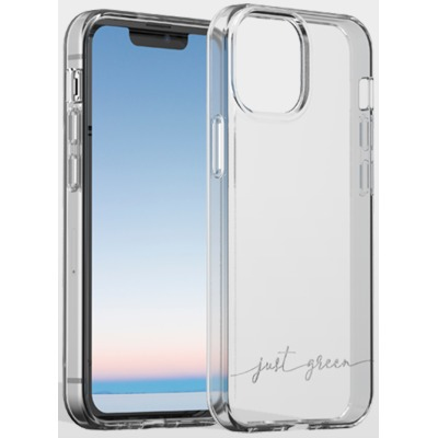 JUST GREEN  Coque iPhone 13 Mini Infinia Transparente - 100% Recyclable