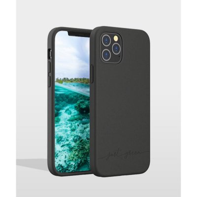 JUST GREEN  jgcovip1267b - coque  bio ip12 pro max black