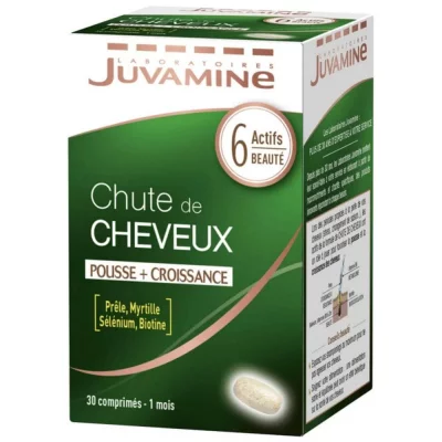 JUVAMINE  Chute de Cheveux 30 comprim&eacute;s