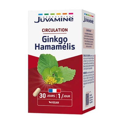 JUVAMINE  Circulation Ginkgo Hamam&eacute;lis 30 g&eacute;lules