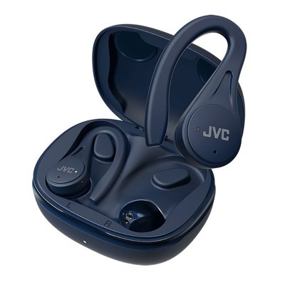 JVC  &Eacute;couteurs sport True Wireless  HA-EC25T-A-U bleus avec Bluetooth. Couleur: Bleu
