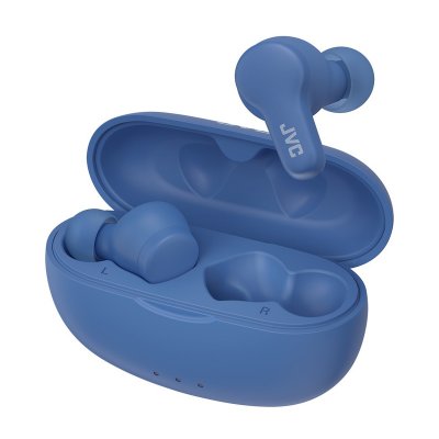 JVC  HA-A7T2 Gumy &Eacute;couteurs Bluetooth sans fil, 24 heures de batterie (bleu)