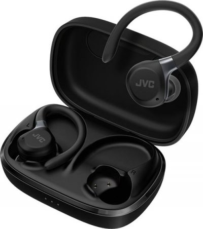 JVC  HA-EC75T-B-U casque Sans fil Crochets auriculaires Sports Bluetooth Noir - Neuf