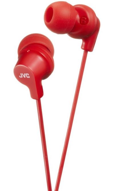 JVC  HA-FX10 - &Eacute;couteurs - intra-auriculaire - filaire - jack 3,5mm - isolation acoustique - rouge