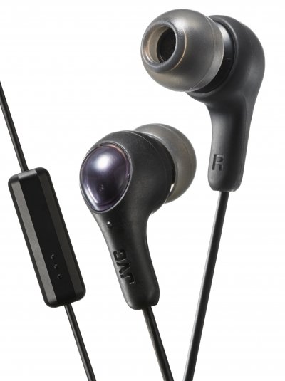 JVC  HA-FX7M-BN-U &Eacute;couteurs Intra-Auriculaires Gumy Plus avec t&eacute;l&eacute;commande et Microphone