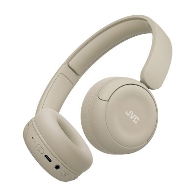 JVC  HA-S59W Casque Sans fil et filaire Arceau Musique/Quotidien USB Type-C Bluetooth Beige