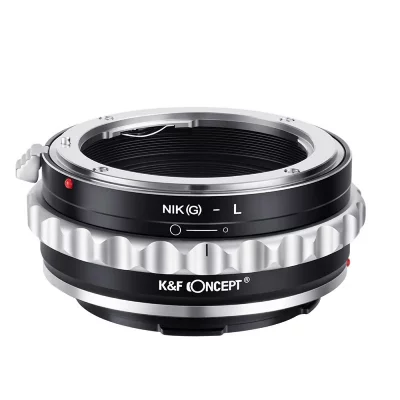 K&F  Bague d'adaptation Nikon F (type G) compatible avec monture L