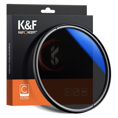 K&F  pour objectif photo filtre nano c series classic series slim mc-cpl 40,5mm 