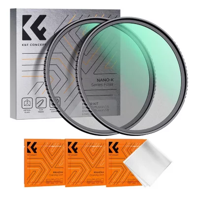 K&F K&f pour objectif photo filtre nano k black mist 1/4+1/8 82mm 
