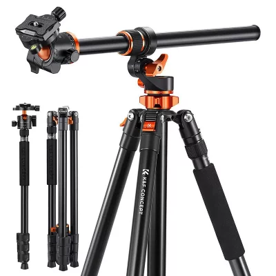K&F CONCEPT K&F Tr&eacute;pied carbone avec rotule T254A7-BH-28L