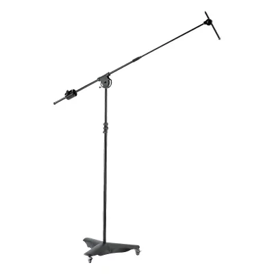 K&M K & M 21430 Pied perche de microphone overhead - noir