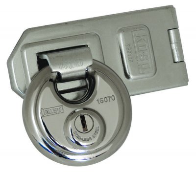 KASP K16070D260 Cadenas fermeture diff&eacute;rente argent avec serrure &agrave; cl&eacute;