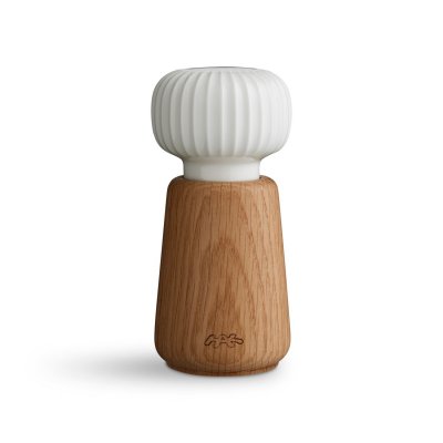 KAHLER DESIGN K&auml;hler Design - Hammersh&oslash;i Moulin &agrave; sel et &agrave; poivre, petit, blanc