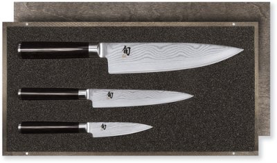 KAI  Shun Classic Knife Set Marron 