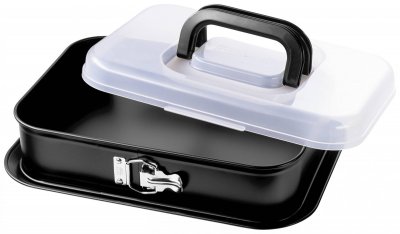 KAISER  Inspiration Spring Pan Rectangular 35x24 Cm Tiramisu Mold Noir
