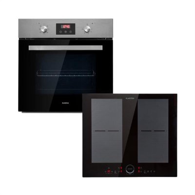 KLARSTEIN Kalahari Delicatessa Set four encastrable + table de cuisson 4 zones 