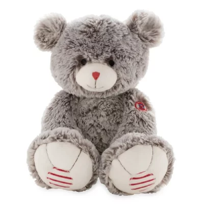 KALOO  Grand Ours Gris Ours En Peluche Rouge 