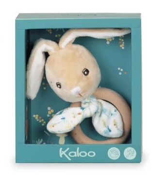 KALOO  Justin Mini Bunny Teether Beige 6 Months-3 Years