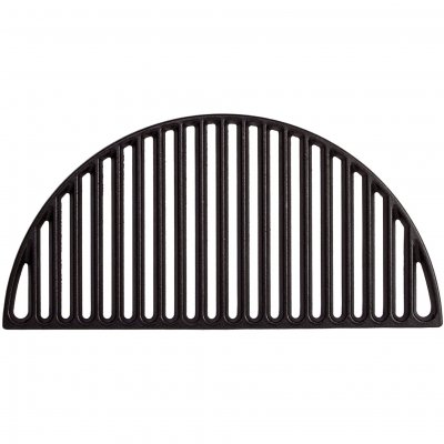 KAMADO JOE  Grille en fonte demi-lune Classic Joe, 45,7 x 22,8 x 1,2 cm