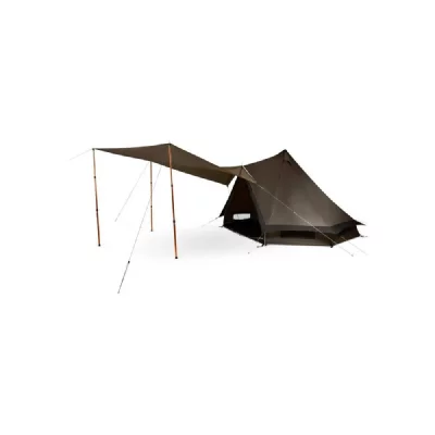 KAMPA  - Tarp de bivouac - Kite Lead Gray/Gargoyle  - Kaki