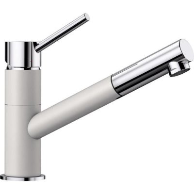 BLANCO Kano s - Robinetterie d'&eacute;vier avec douchette extractible, blanc/chrome 525040 - 