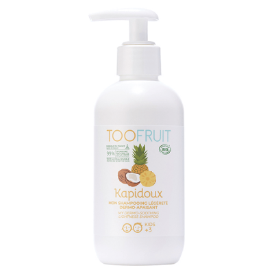TOOFRUIT Kapidoux Shampoing L&eacute;g&egrave;ret&eacute; Dermo-apaisant Ananas Coco 200ml