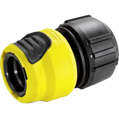 KARCHER K&auml;rcher 2.645-194.0 raccord, Noir, Jaune, Plus con aquastop