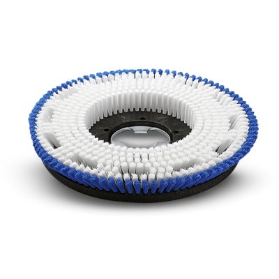 KARCHER  &ndash; Brosse-disque &agrave; shampouiner Bleu/Blanc 430mm
