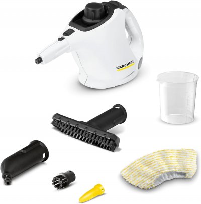 KARCHER  K&auml;rcher SC 1 Nettoyeur vapeur traineau 1200 W Noir, Blanc