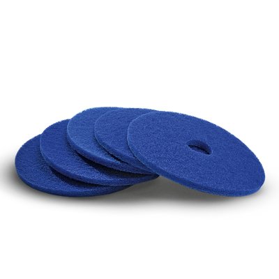 KARCHER  &ndash; Lot de 5 pads souple bleu 432mm
