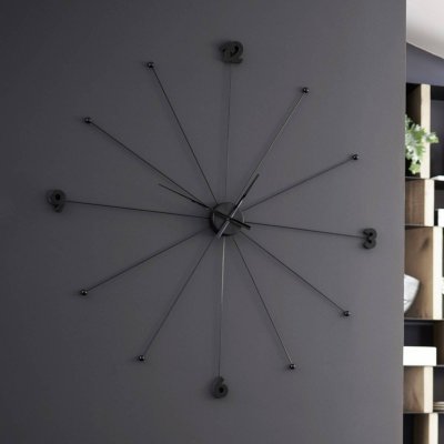 Karedesign Horloge Umbrella noire Kare Design
