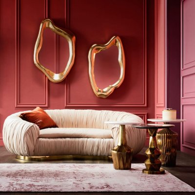 KARE DESIGN Karedesign Miroir Hologram 117x68cm Dor&eacute; 
