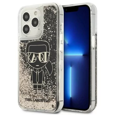 KARL LAGERFELD   Liquid Glitter Gatsby - Coque pour iPhone 13 Pro
