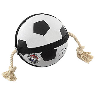 MORIN IMPORT Karlie - 45416 - Jouet pour chien - Noir/blanc - Diam&egrave;tre 22 cm