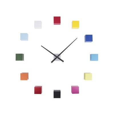 Karlsson - Horloge cubique DIY multicolore